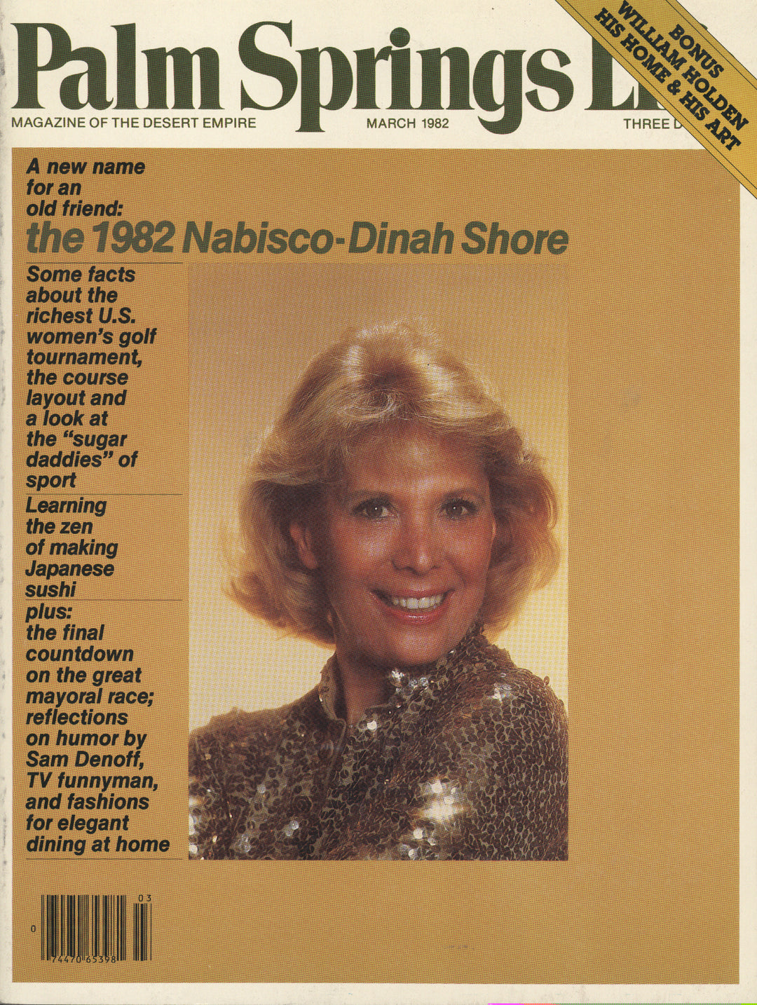 Palm Springs Life Magazine March 1982