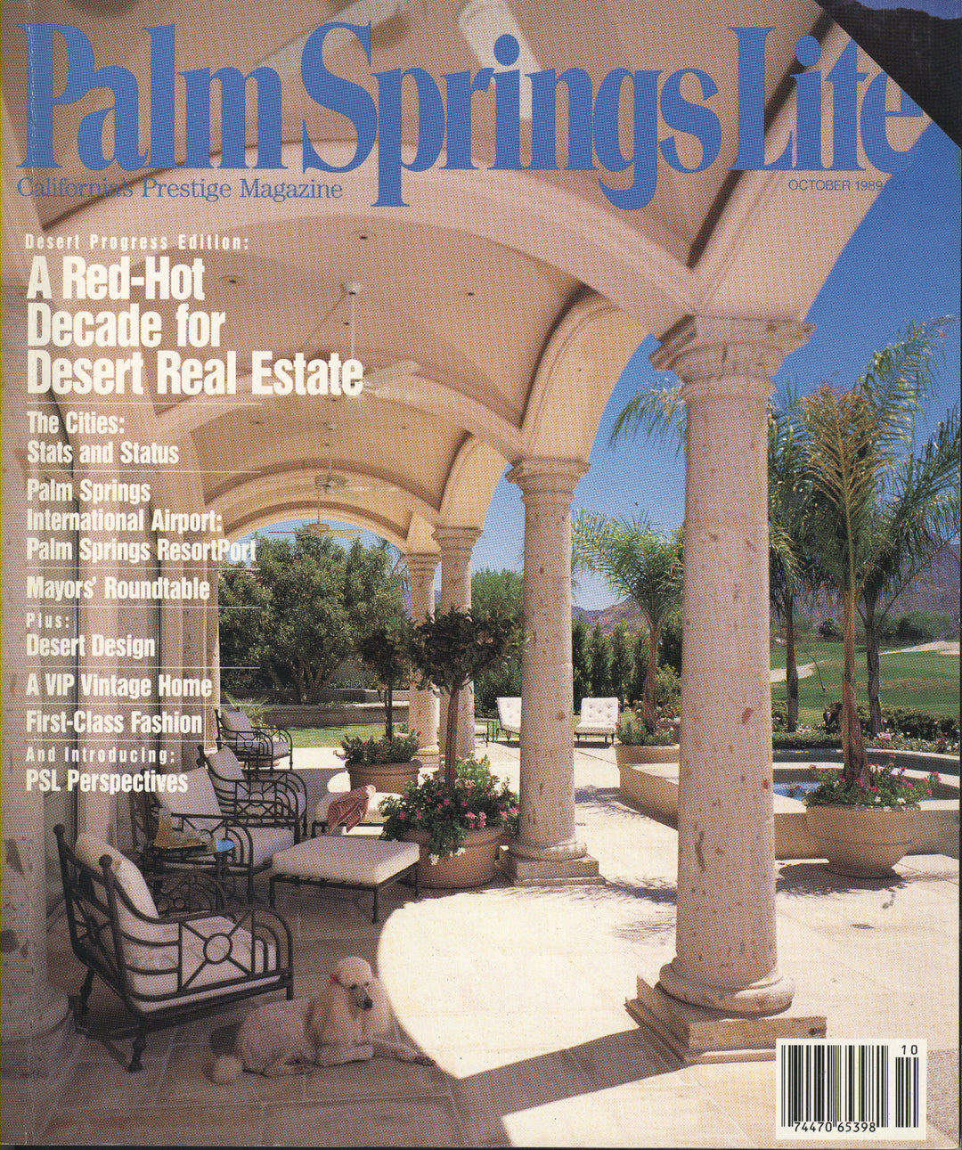 Palm Springs Life Magazine October 1989