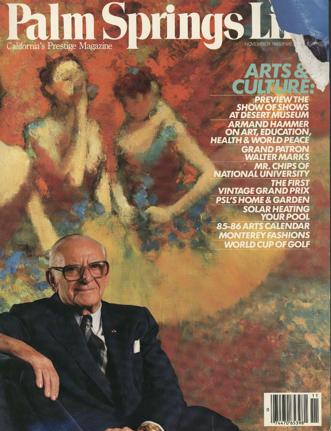 Palm Springs Life Magazine November 1985