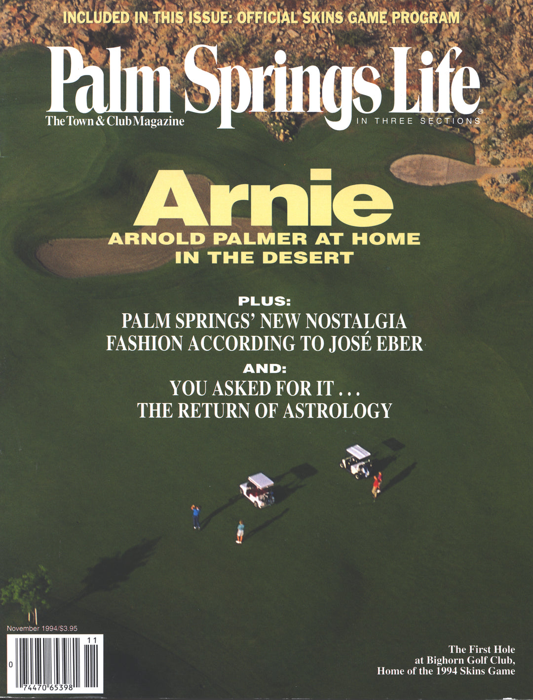 Palm Springs Life Magazine November 1994
