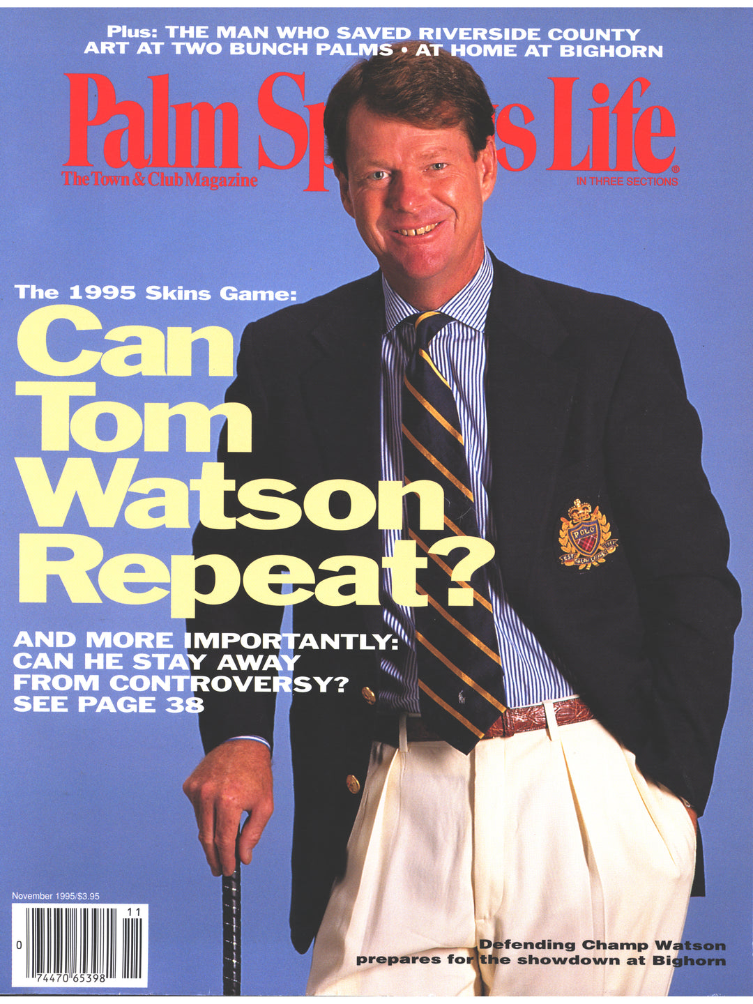 Palm Springs Life Magazine November 1995