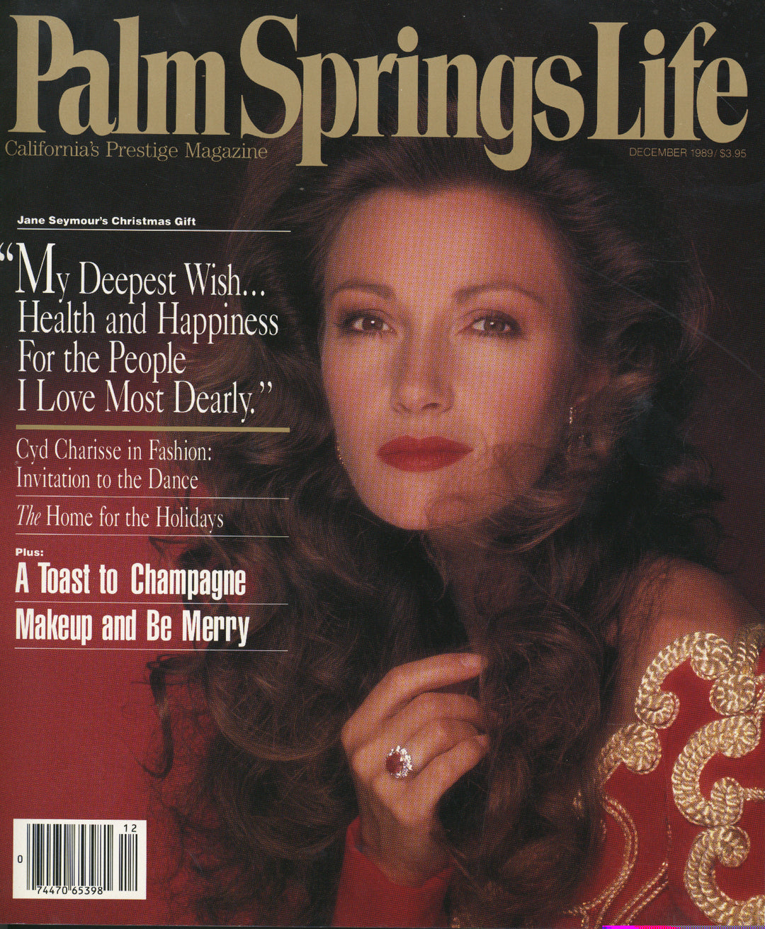 Palm Springs Life Magazine December 1989