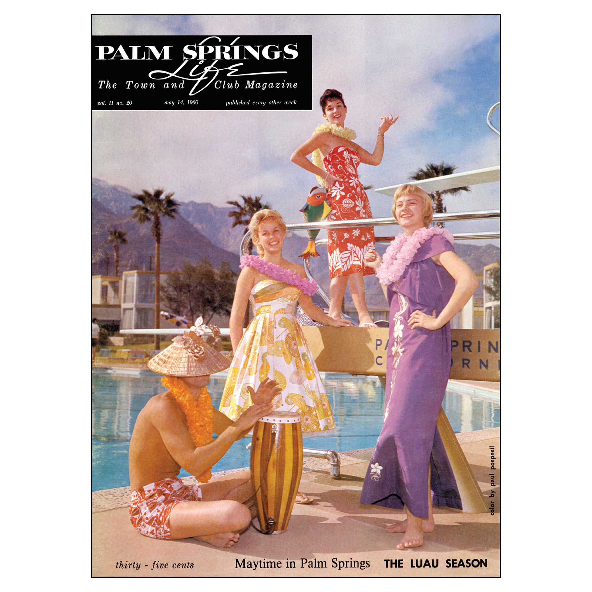 Palm Springs Life - May 14 1960 - Cover Poster – Shop Palm Springs Life Palm Springs Life - May 14 1960 - Cover Poster – Shop Palm Springs Life