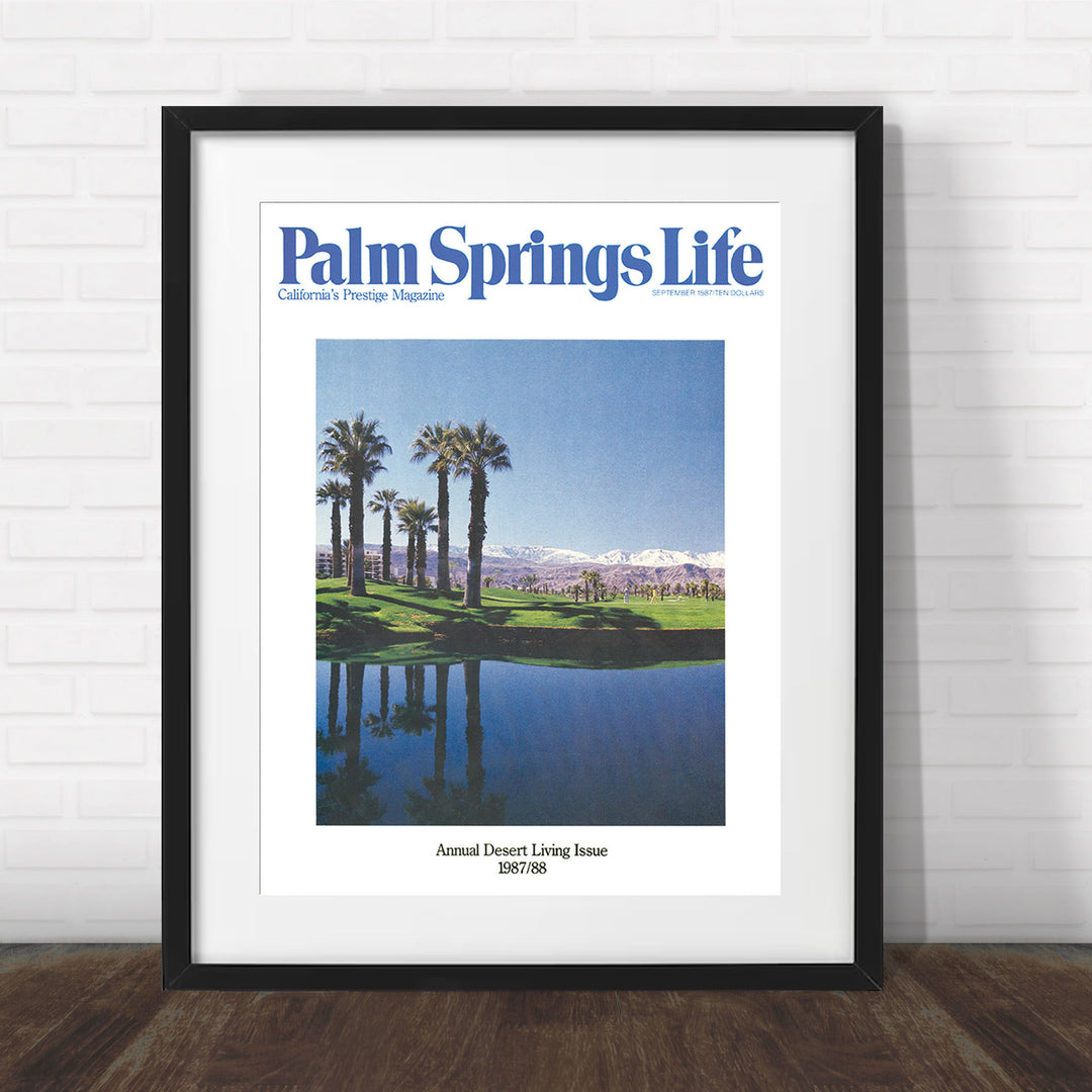 Palm Springs Life - September 1987 - Cover Poster