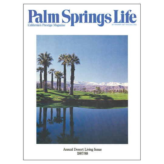 Palm Springs Life - September 1987 - Cover Poster