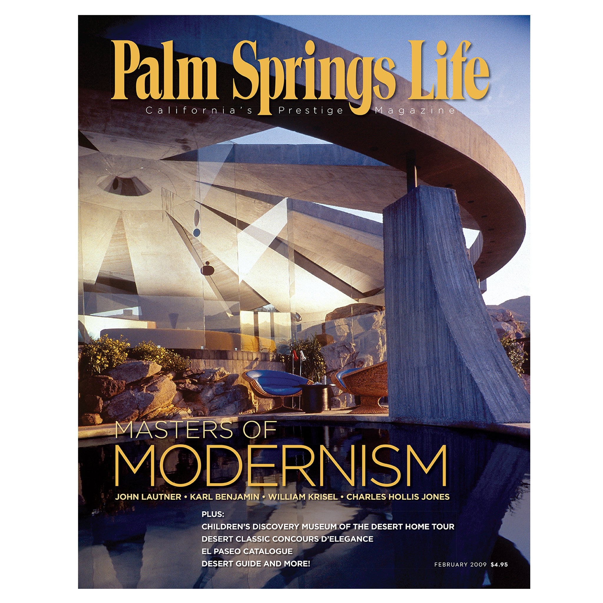 Palm Springs Life - February 2009 - Cover Poster