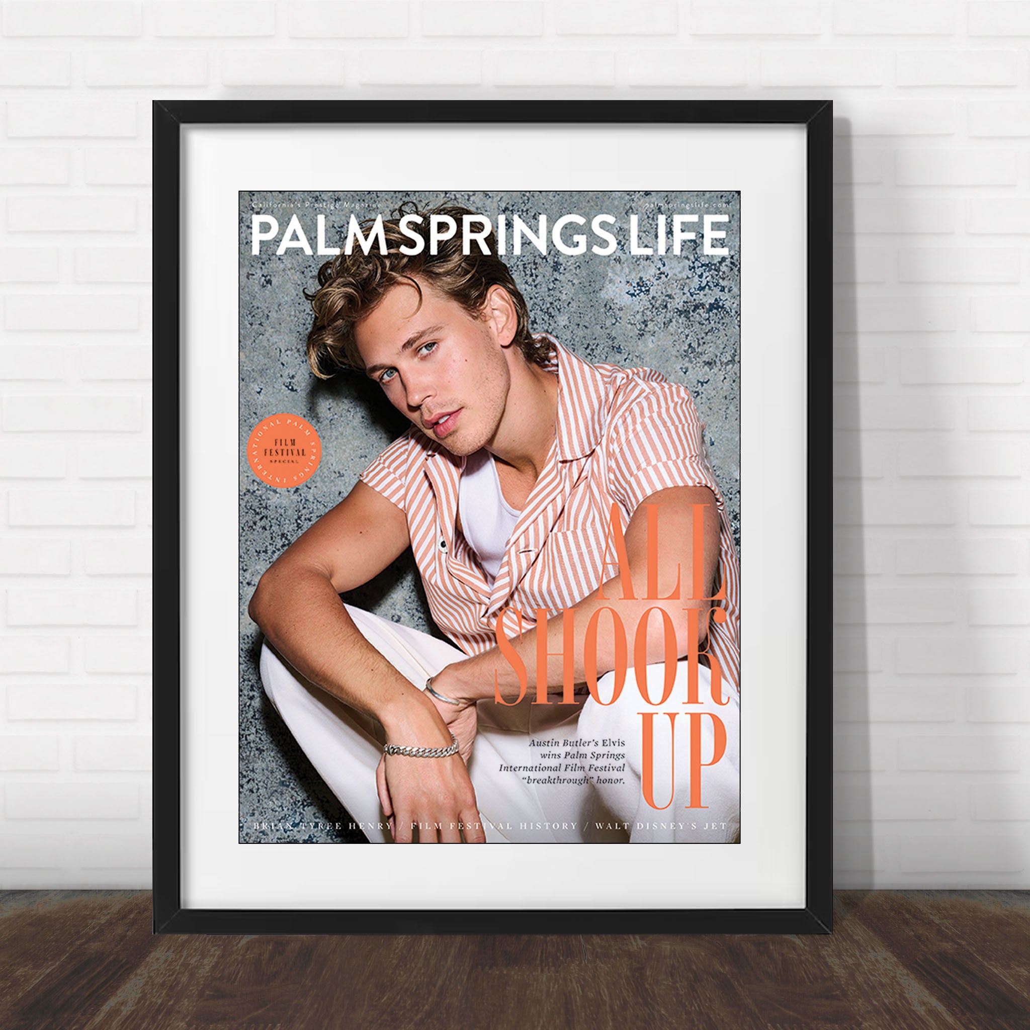 Palm Springs Life Magazine January 2023 - Cover Poster - Butler