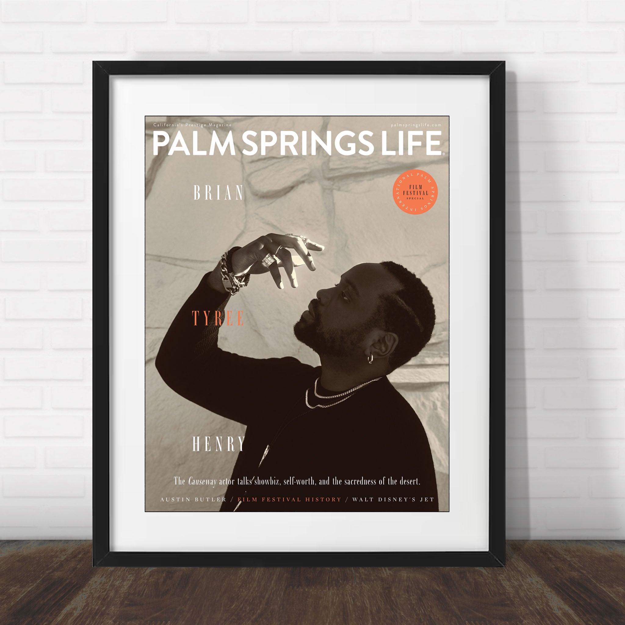Palm Springs Life Magazine January 2023 - Cover Poster - Henry