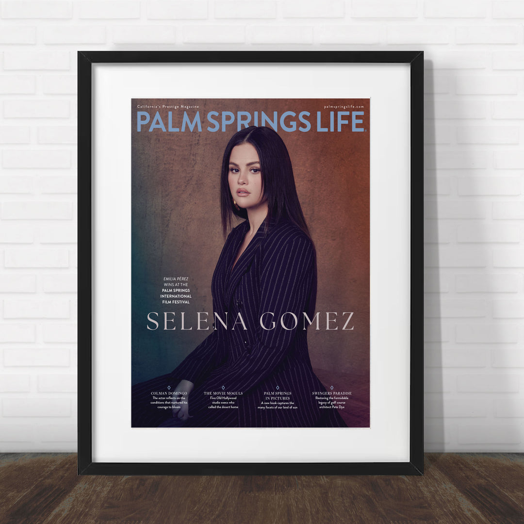 Palm Springs Life January 2025 Cover Poster (Selena Gomez) Shop