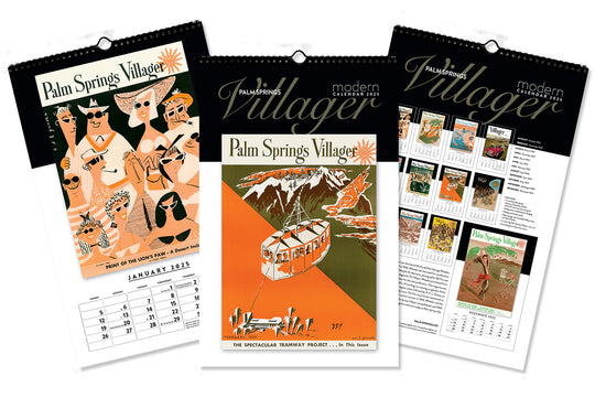 Palm Springs Life Villager Modern Covers Calendar 2025