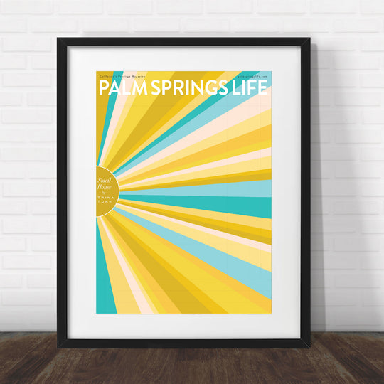 Palm Springs Life - March - 2026 - Cover Poster - Soleil House by Trina Turk