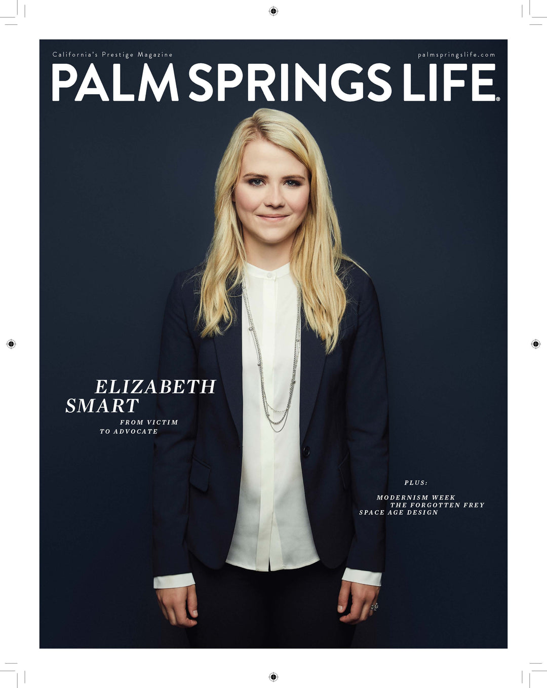 Palm Springs Life Magazine February 2019 - Elizabeth Smart Cover