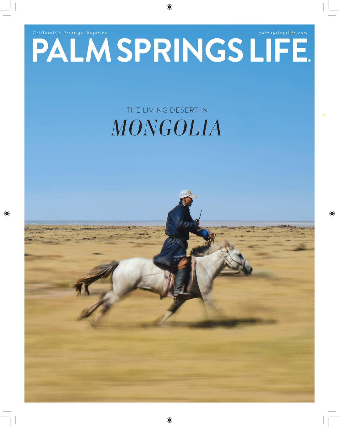Palm Springs Life Magazine February 2025 - Mongolia Cover