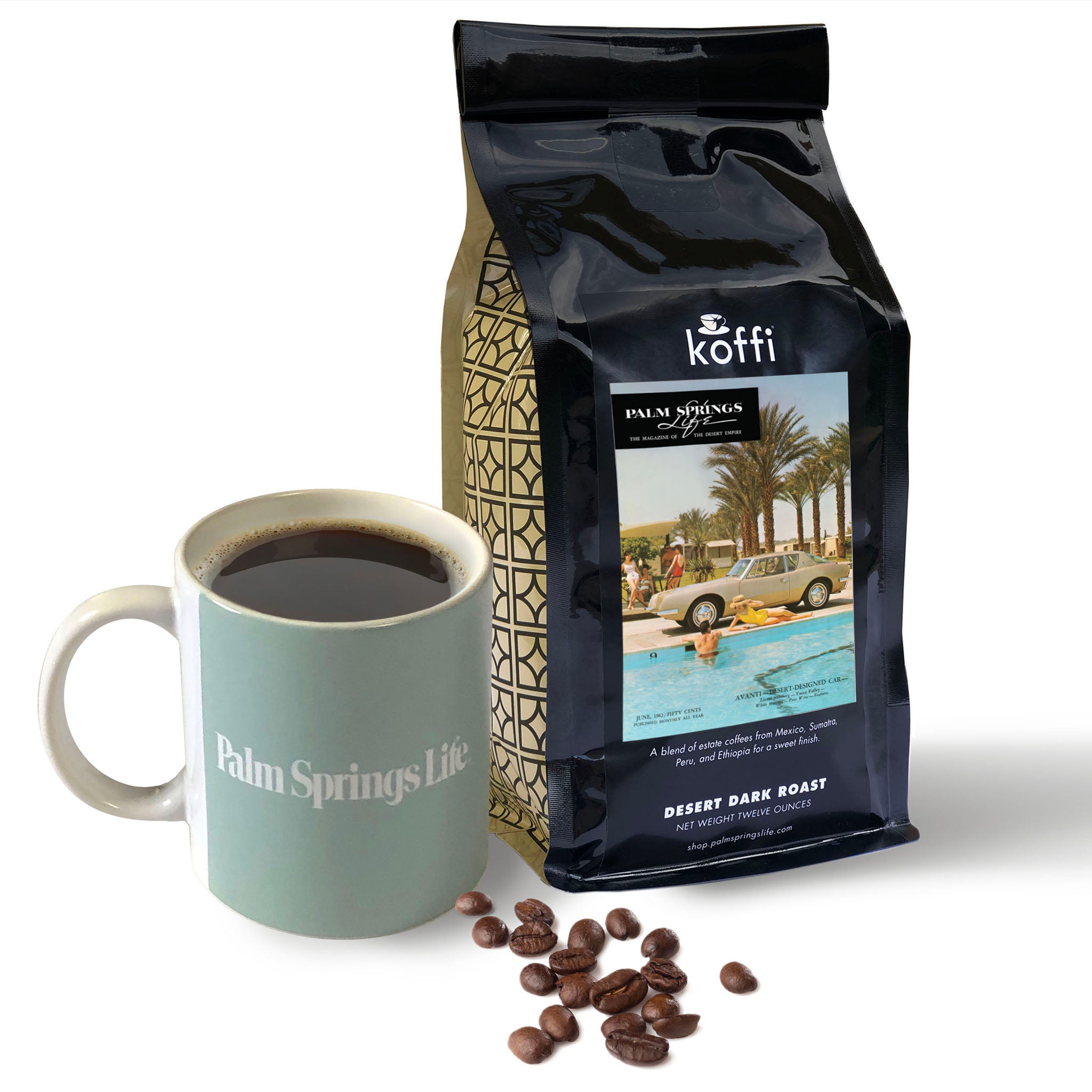 Coffee from Koffi and Palm Springs Life
