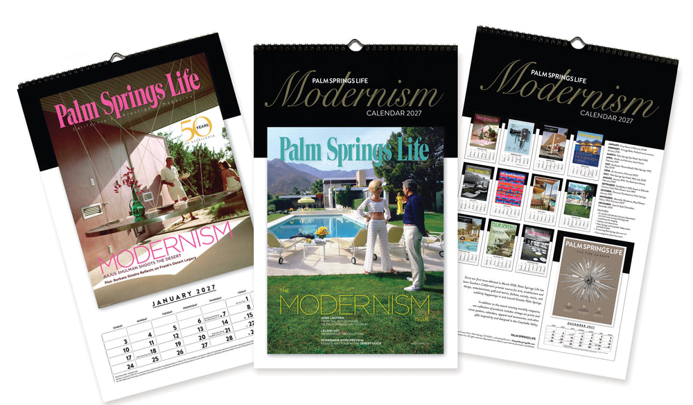 Palm Springs Life Modernism Covers Calendar 2027