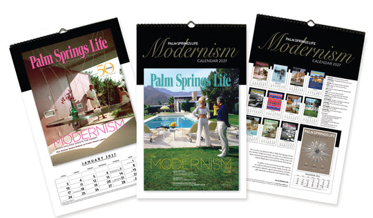 Palm Springs Life Modernism Covers Calendar 2027