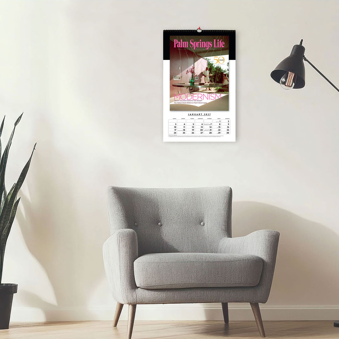 Palm Springs Life Modernism Covers Calendar 2027