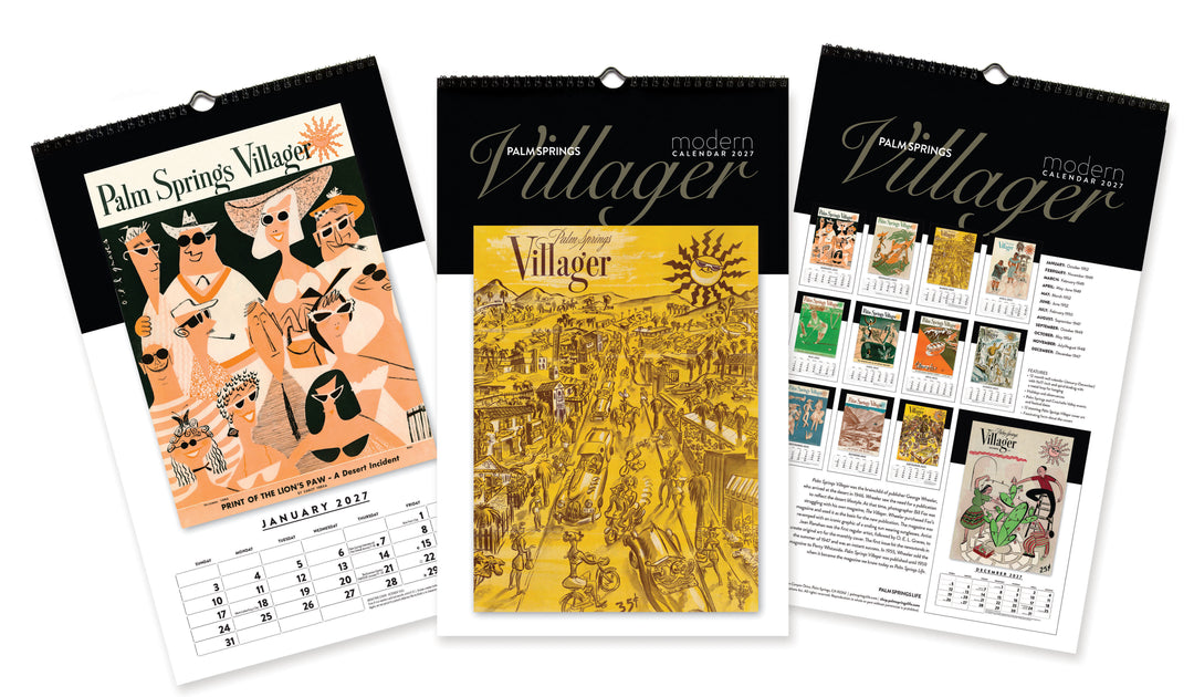 Palm Springs Life Villager Modern Covers Calendar 2027