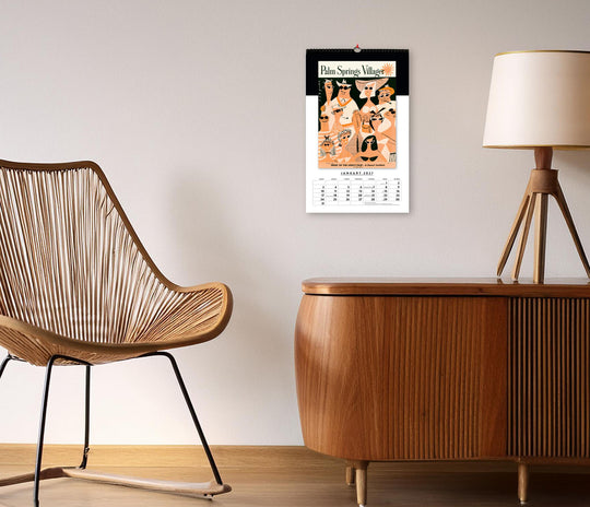 Palm Springs Life Villager Modern Covers Calendar 2027