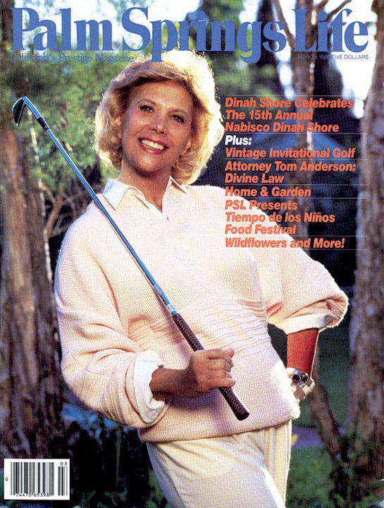 Palm Springs Life Magazine March 1986