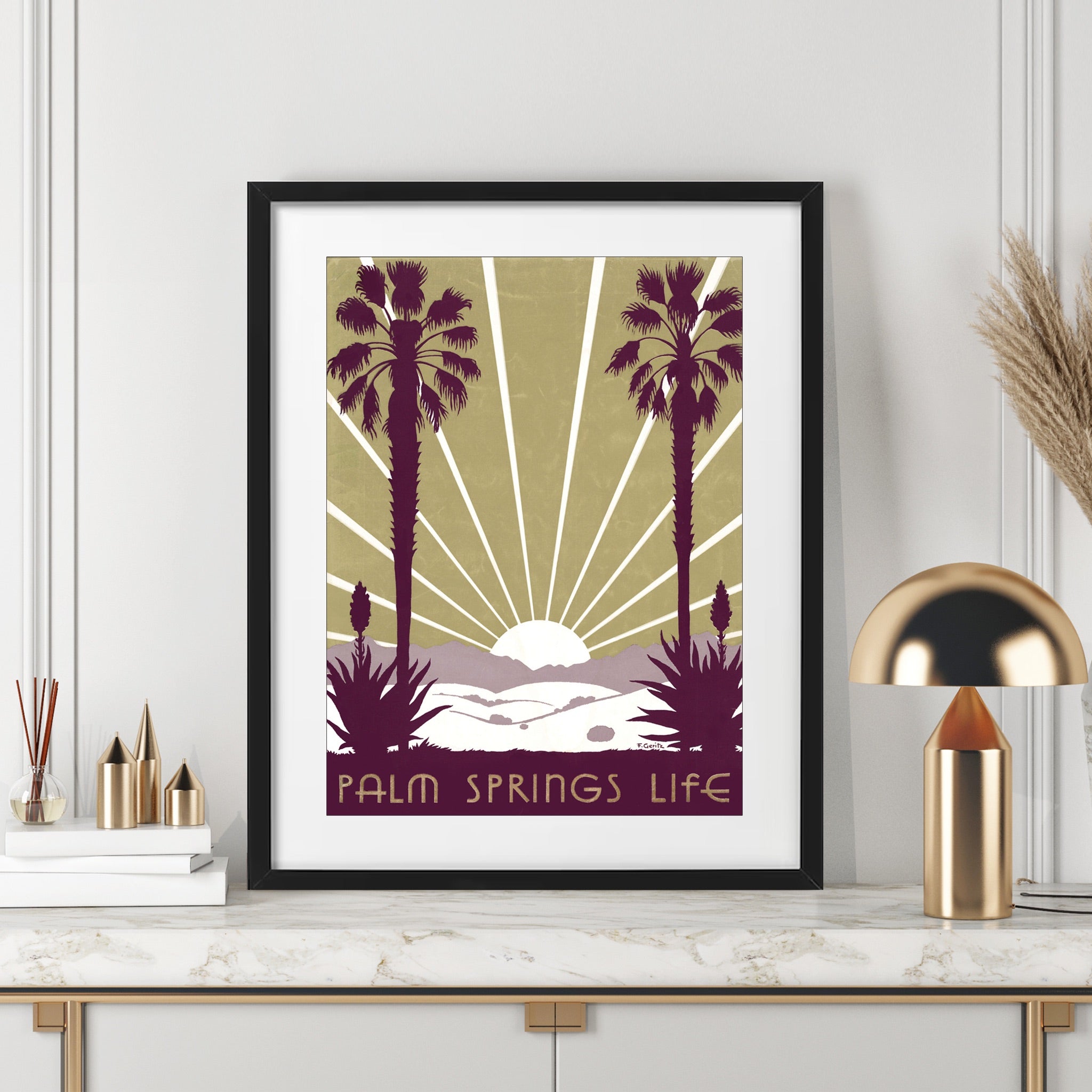 Palm Springs Life 1938 - Cover Poster