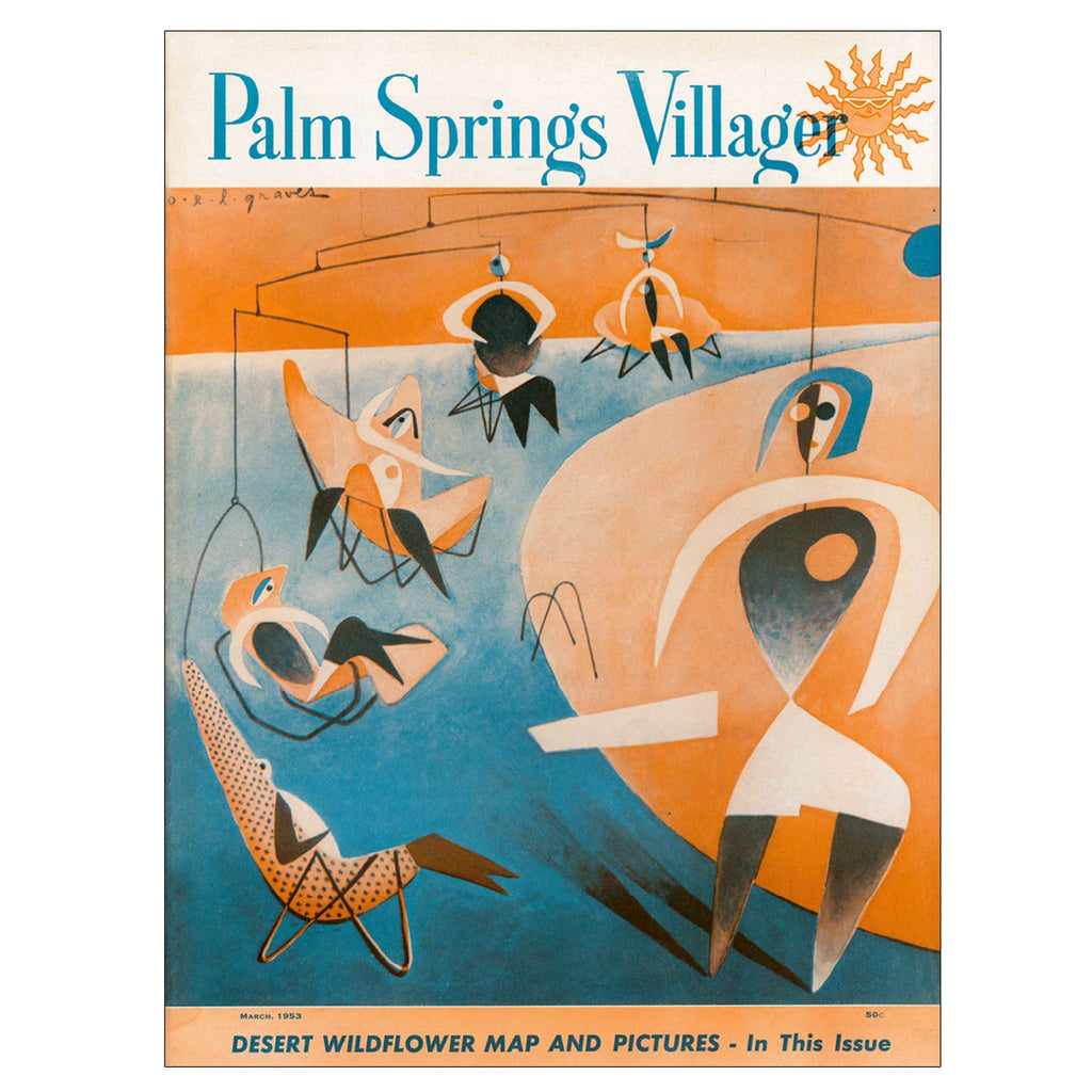 Palm Springs Villager - March 1953 - Cover Poster