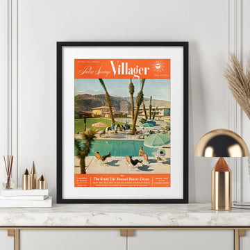 Palm Springs Villager - March 1957 - Cover Poster