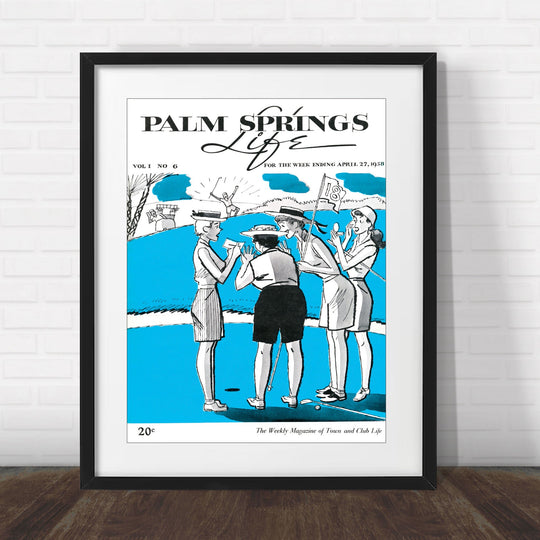 Palm Springs Life - April 27, 1958 - Cover Poster