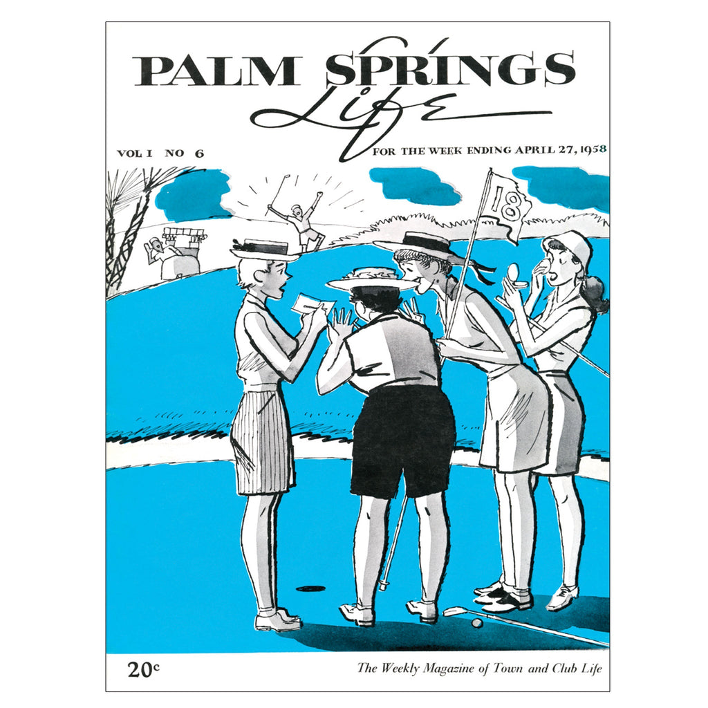 Palm Springs Life - April 27, 1958 - Cover Poster
