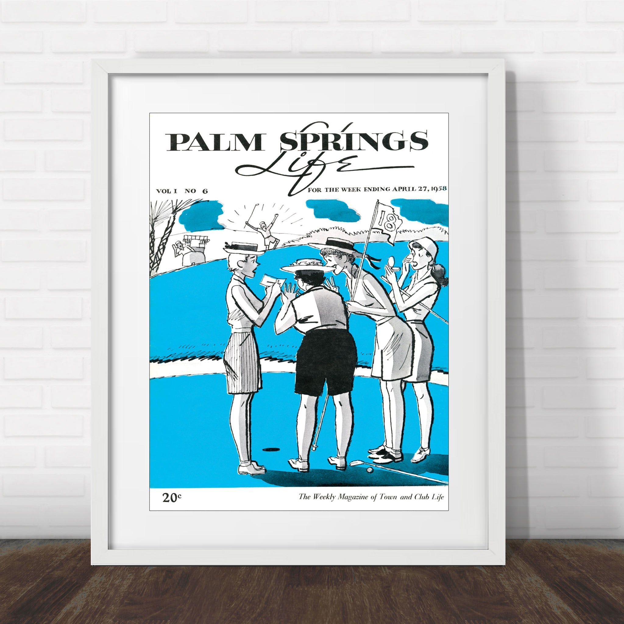 Palm Springs Life - April 27, 1958 - Cover Poster