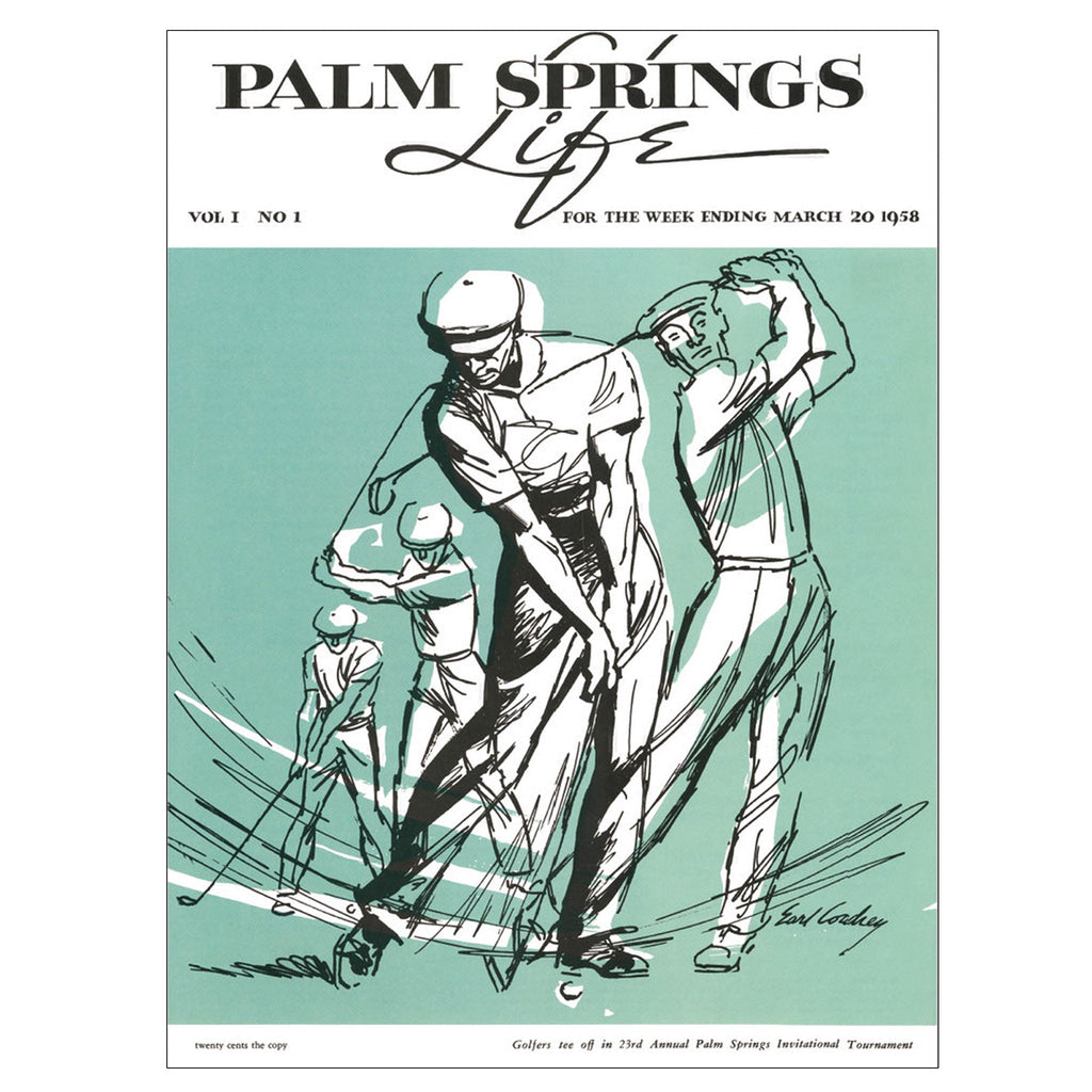 Palm Springs Life - March 20, 1958 - Cover Poster