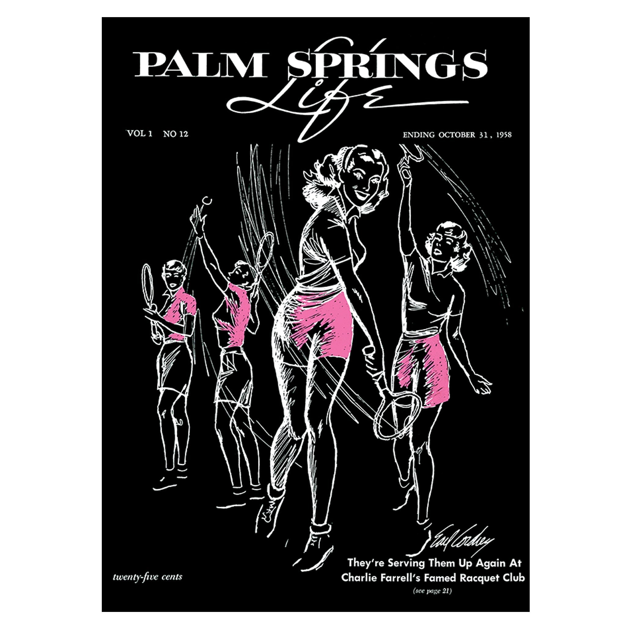 Palm Springs Life - October 31 1958 - Cover Poster