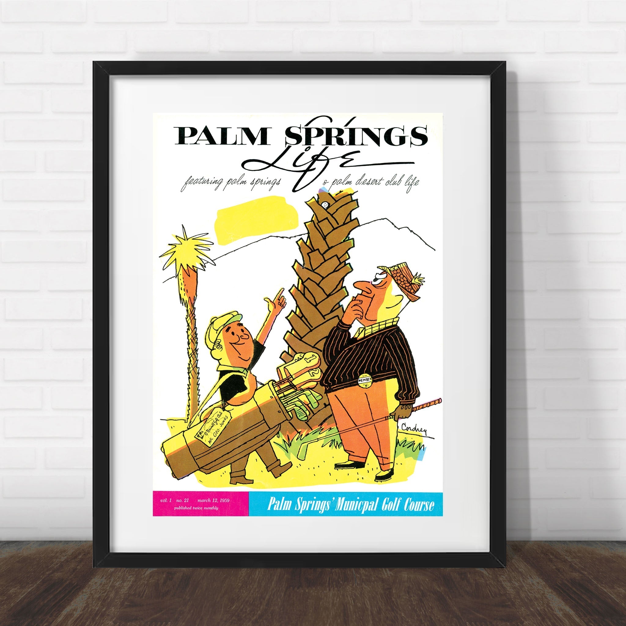 Palm Springs Life - March 12 1959 - Cover Poster