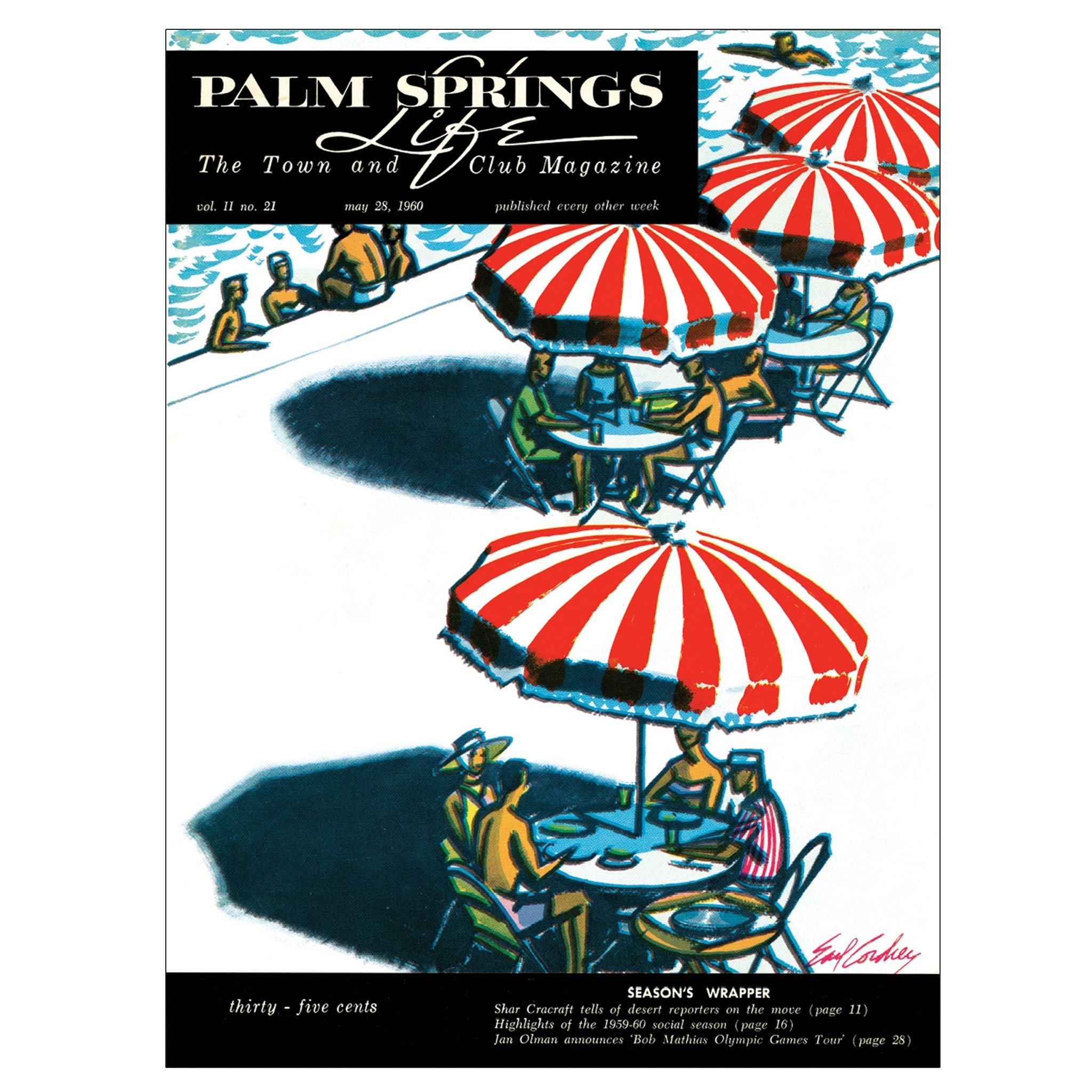 Palm Springs Life - May 28 1960 - Cover Poster – Shop Palm Springs
