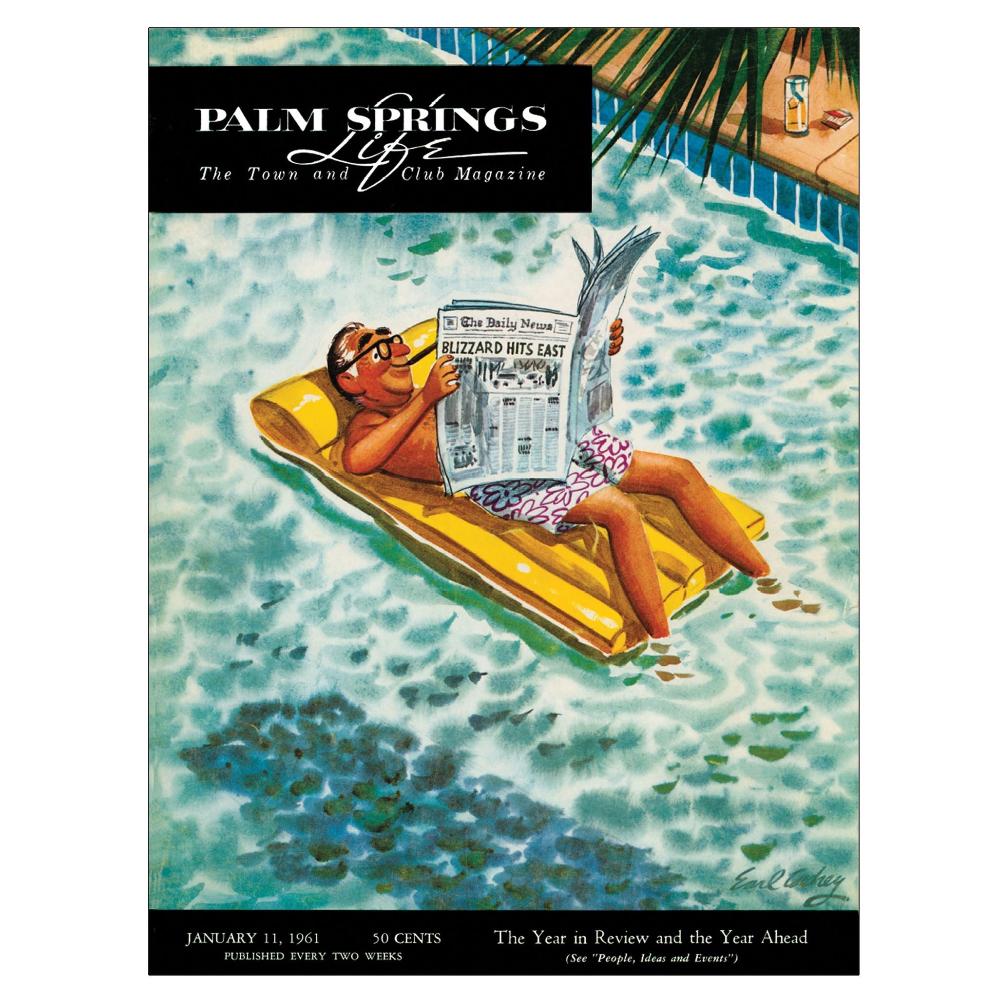 Palm Springs Life - January 11 1961 - Cover Poster