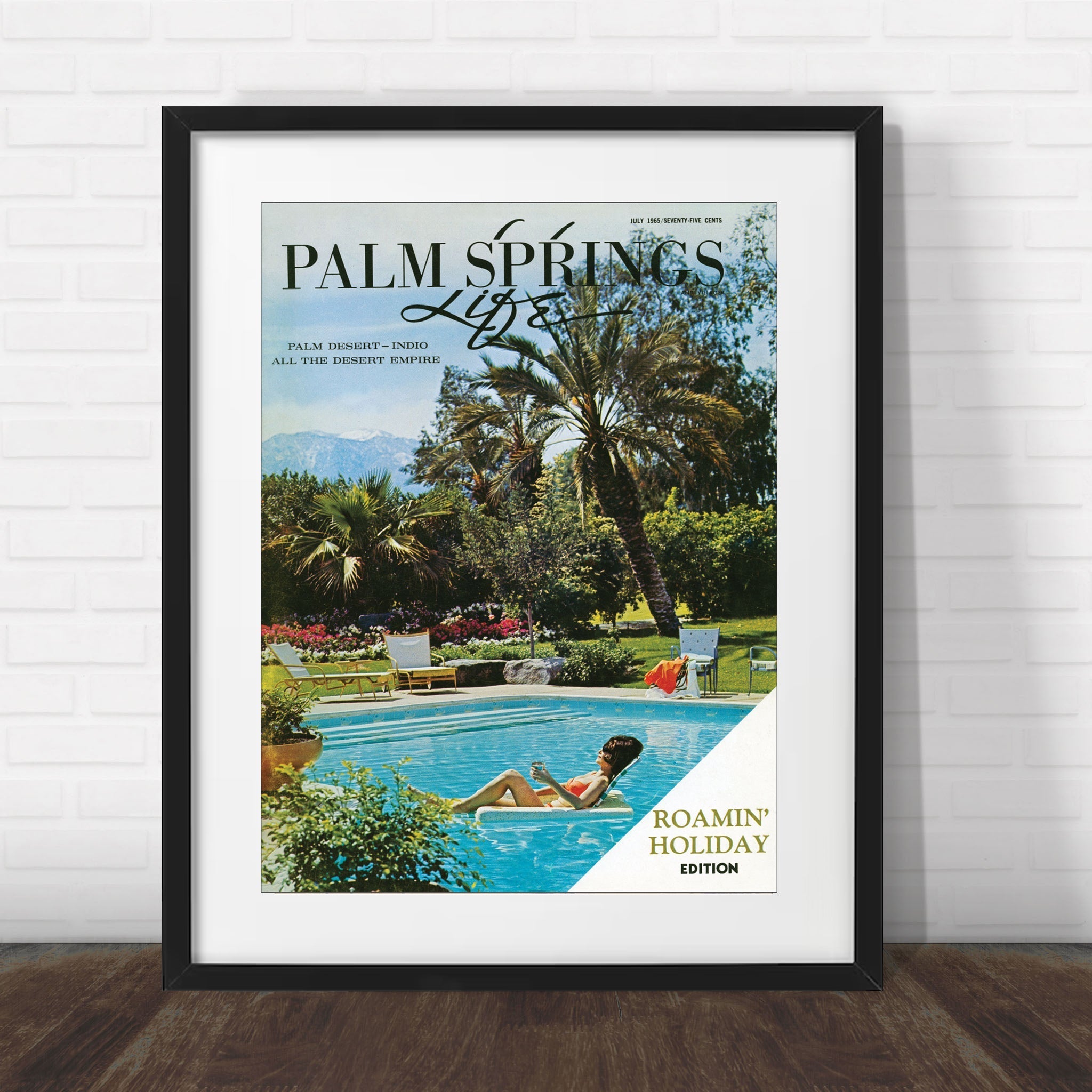 Palm Springs Life - July 1965 - Cover Poster