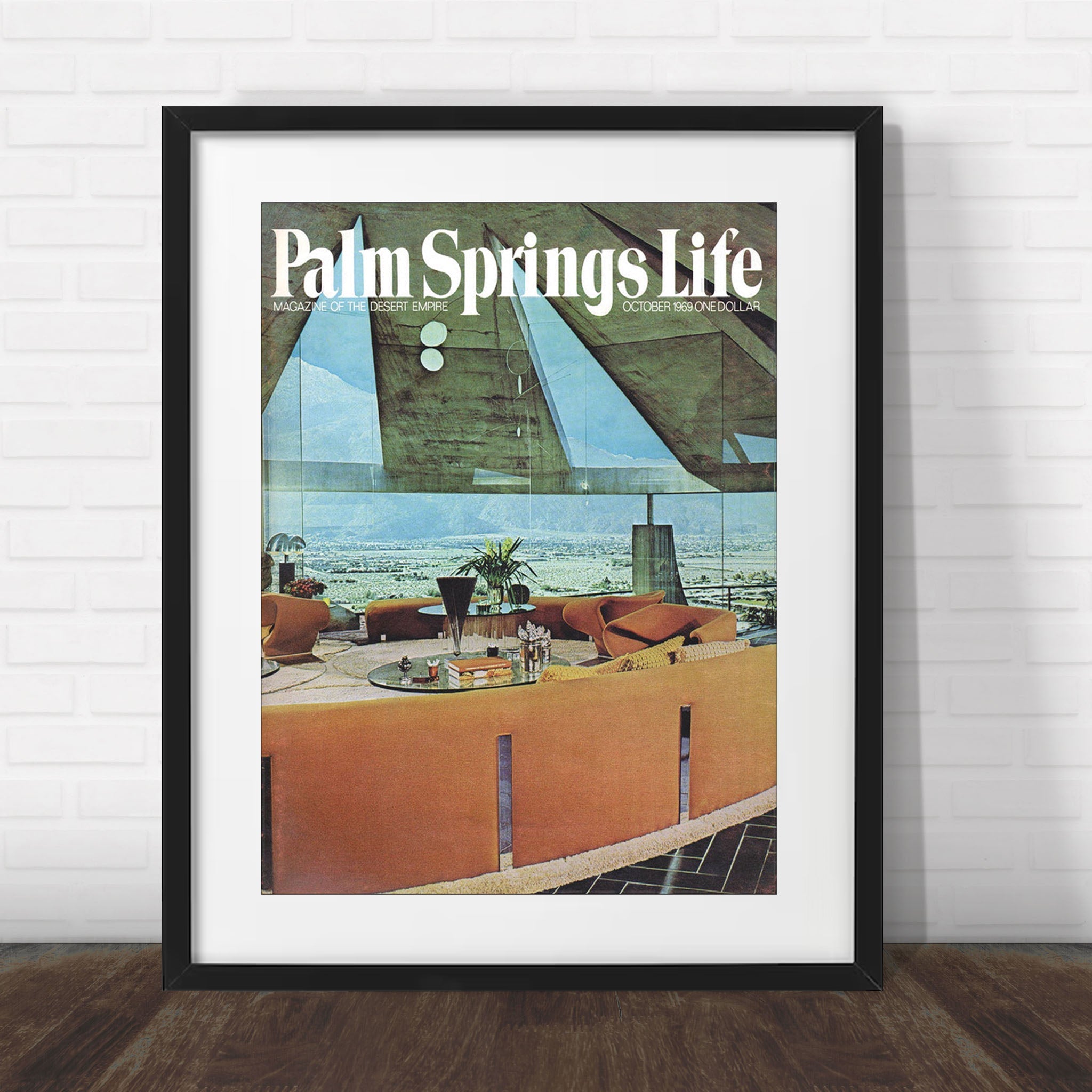 Palm Springs Life - October 1969 - Cover Poster