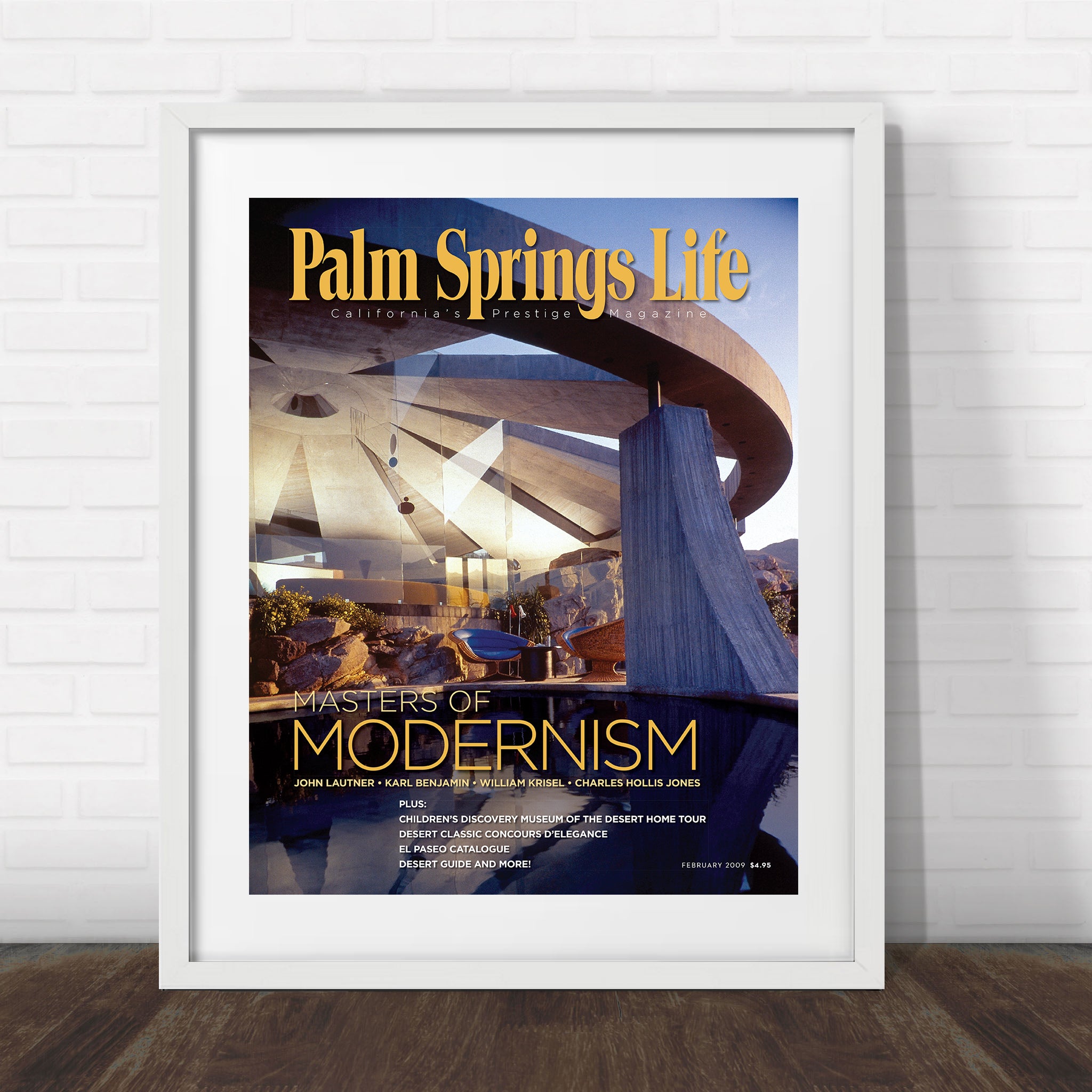 Palm Springs Life – February 2009 – Cover Poster