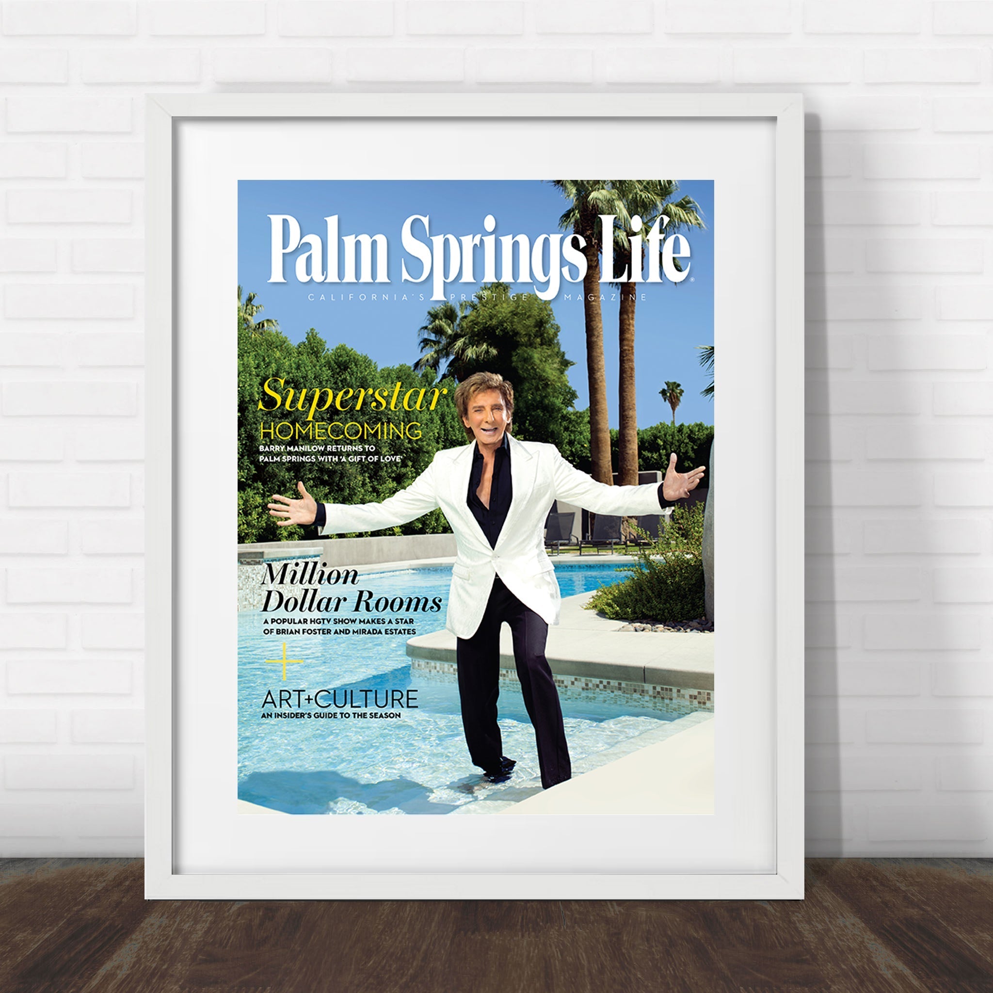 Palm Springs Life - December 2012 - Cover Poster