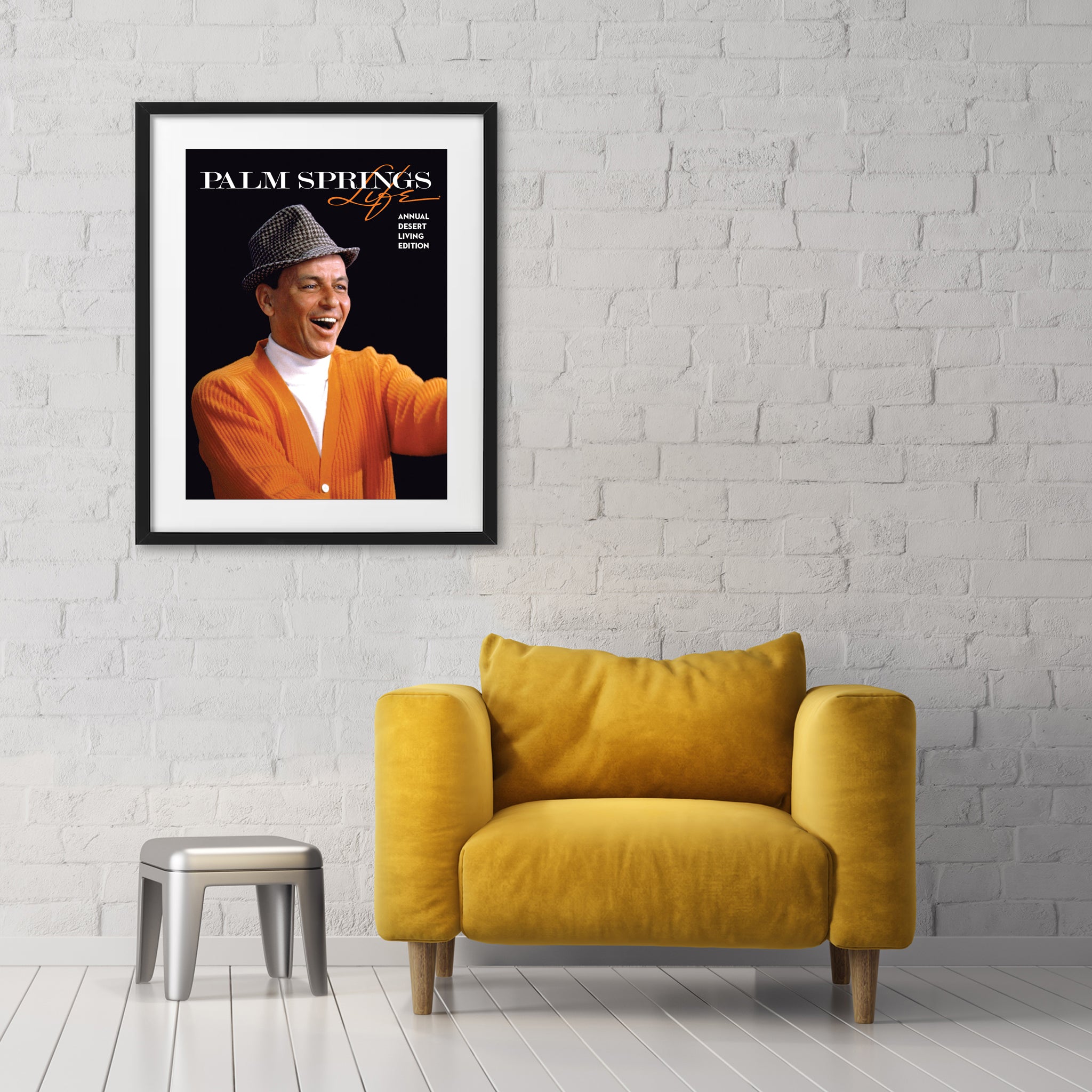 Frank Sinatra cover on Palm Springs Life September 2015 issue by John Dominis – art poster