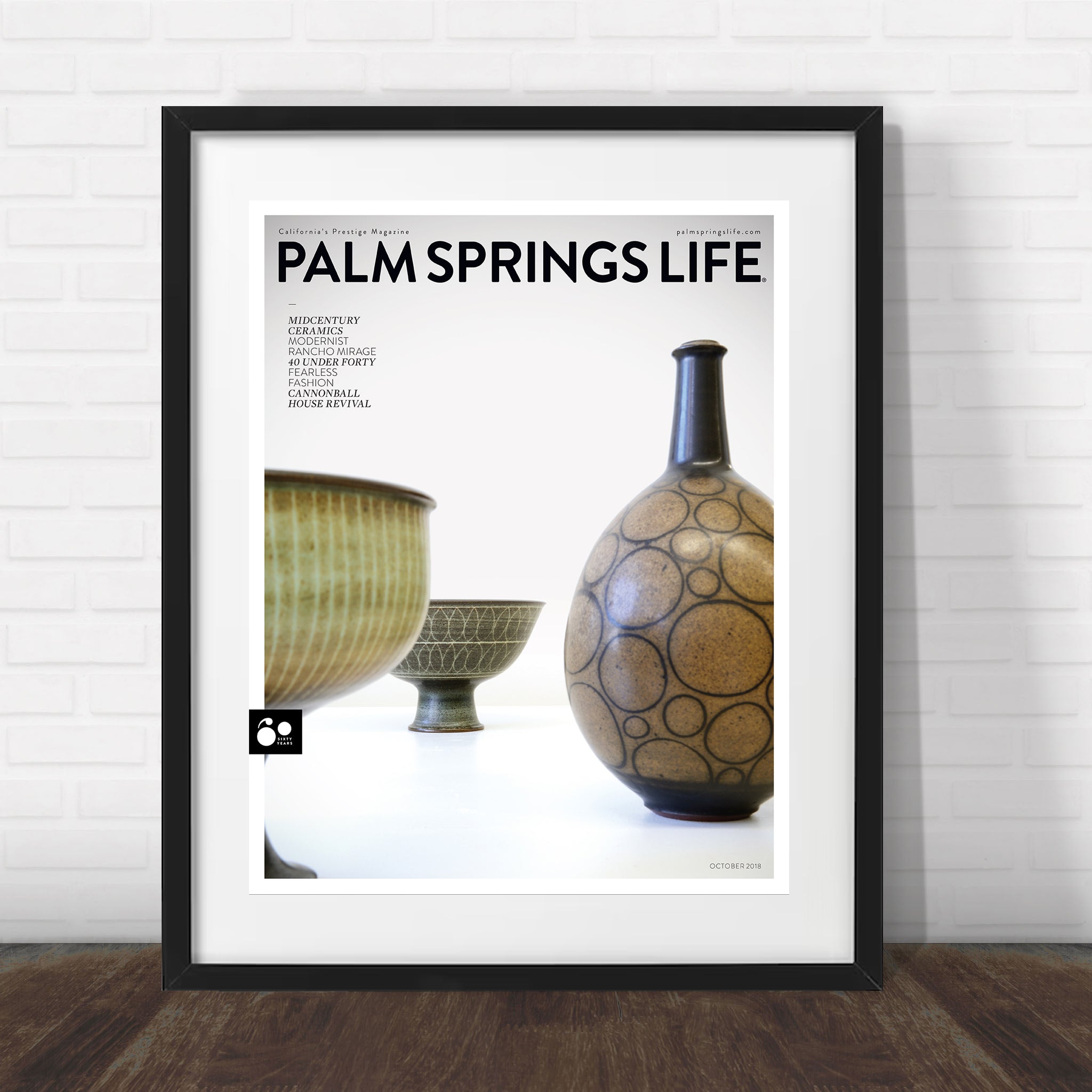 Palm Springs Life - October 2018 - Cover Poster
