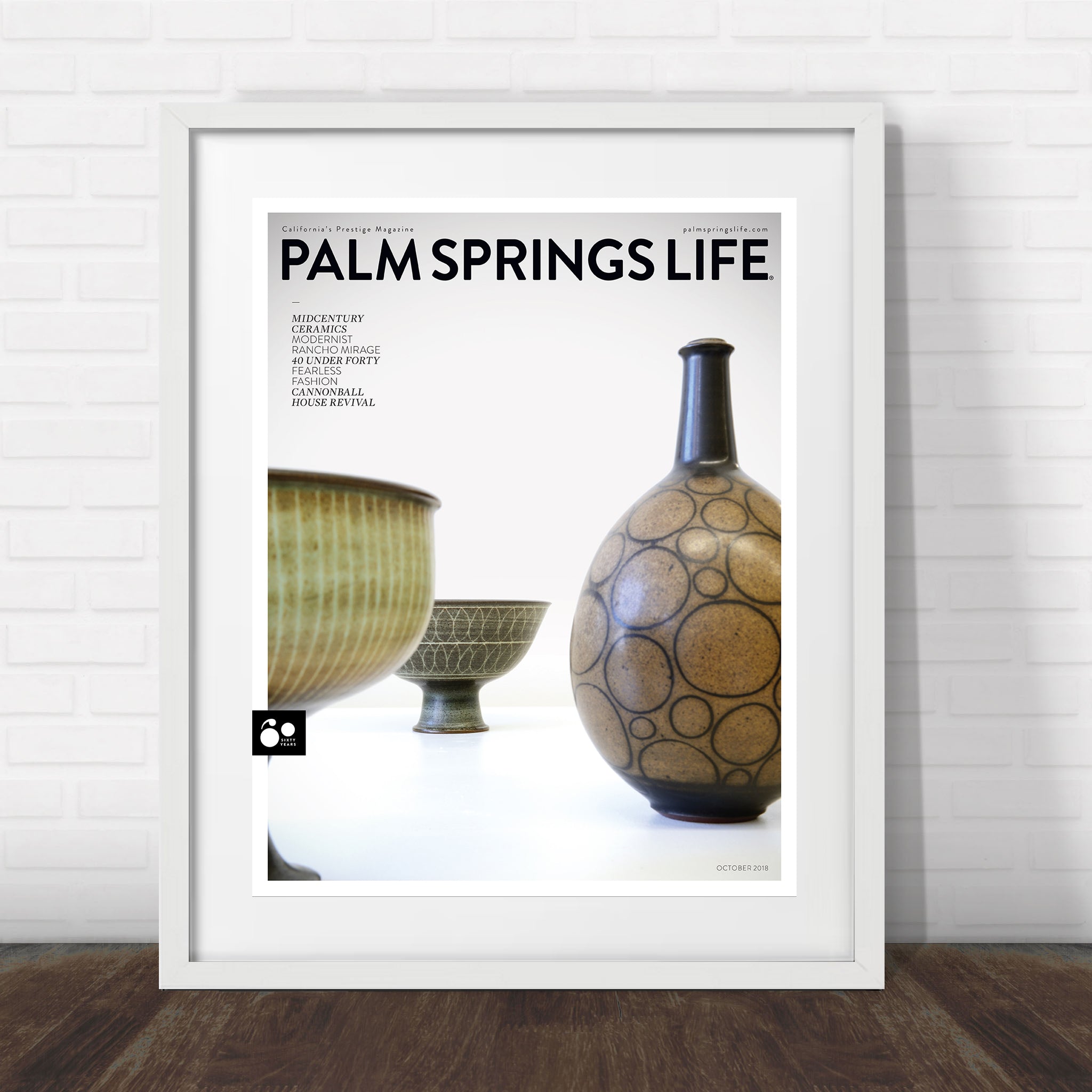 Palm Springs Life - October 2018 - Cover Poster