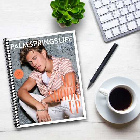 Palm Springs Life Cover Notebook - January 2023 Butler