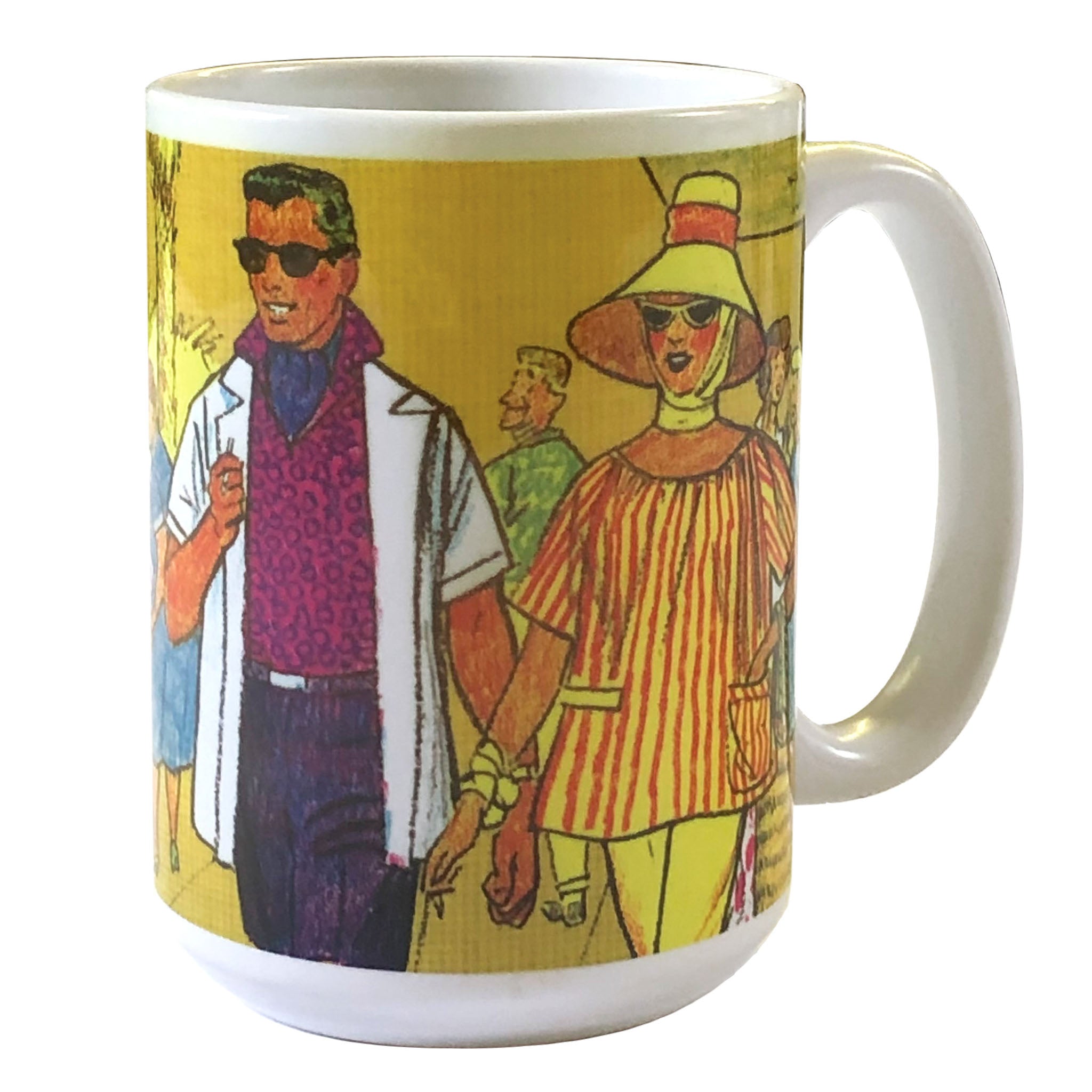 Palm Springs Life Earl Cordrey Coffee Mug / Couple Shopping