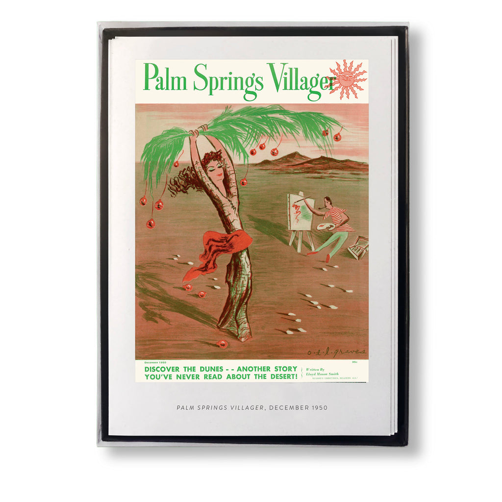 Palm Springs Villager Holiday Covers Notecard Set