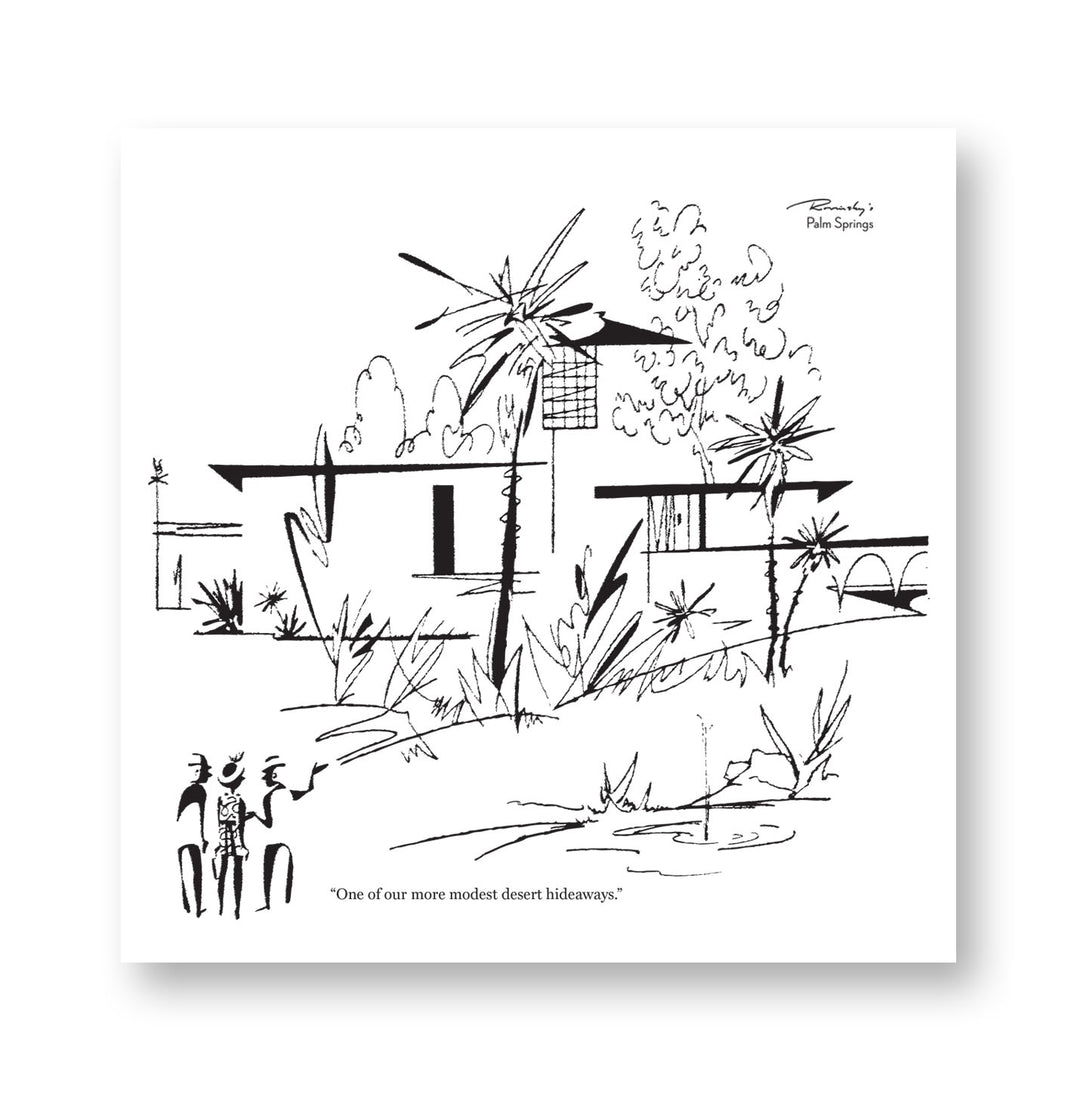 Rovinsky's Palm Springs Prints - Modest Desert Hideaway