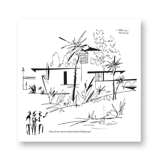 Rovinsky's Palm Springs Prints - Modest Desert Hideaway