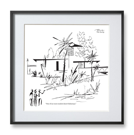 Rovinsky's Palm Springs Prints - Modest Desert Hideaway