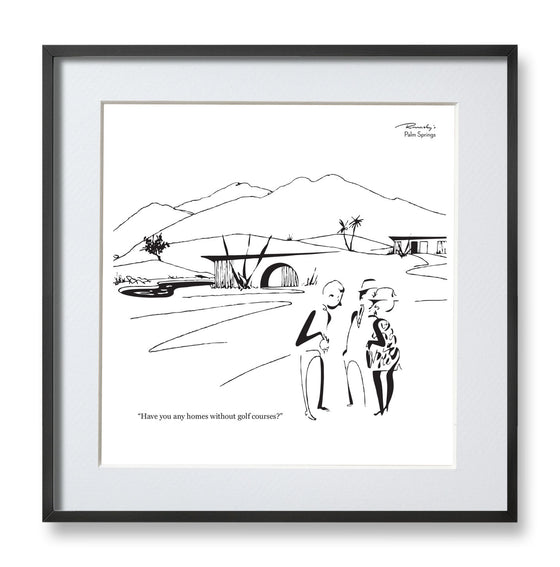 Rovinsky's Palm Springs Prints - Homes Without Golf Courses