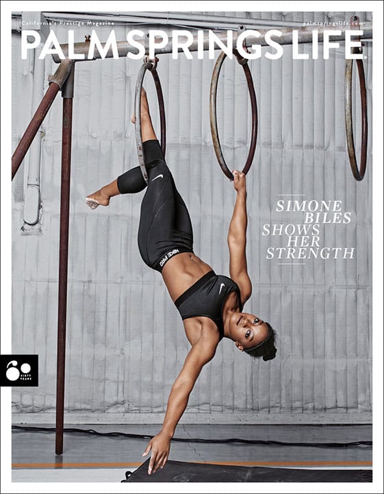 Palm Springs Life - March 2018 - Cover Poster - Simone Biles